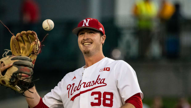 27-Emmett Olson Nebraska Baseball vs Penn State G1 2023